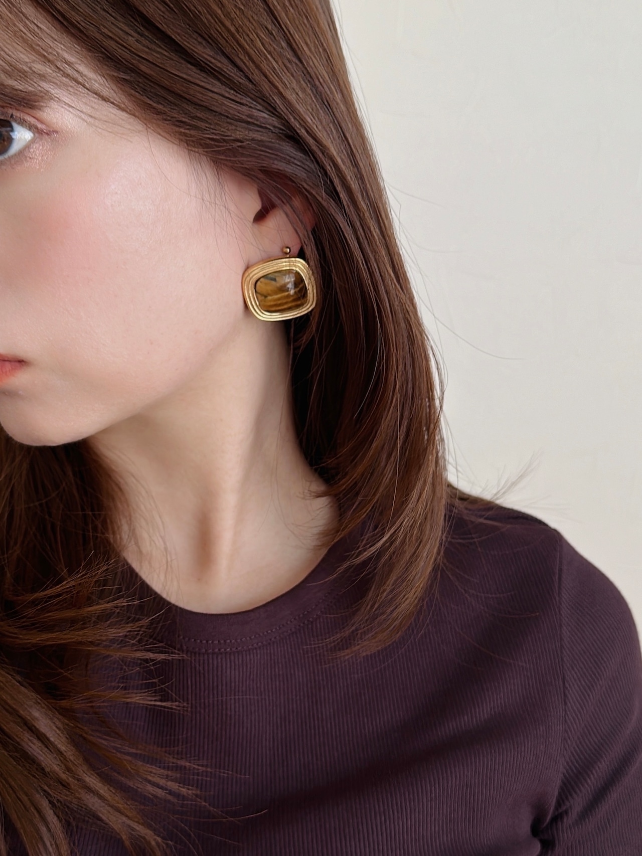 SS ヴィンテージスクエアピアス