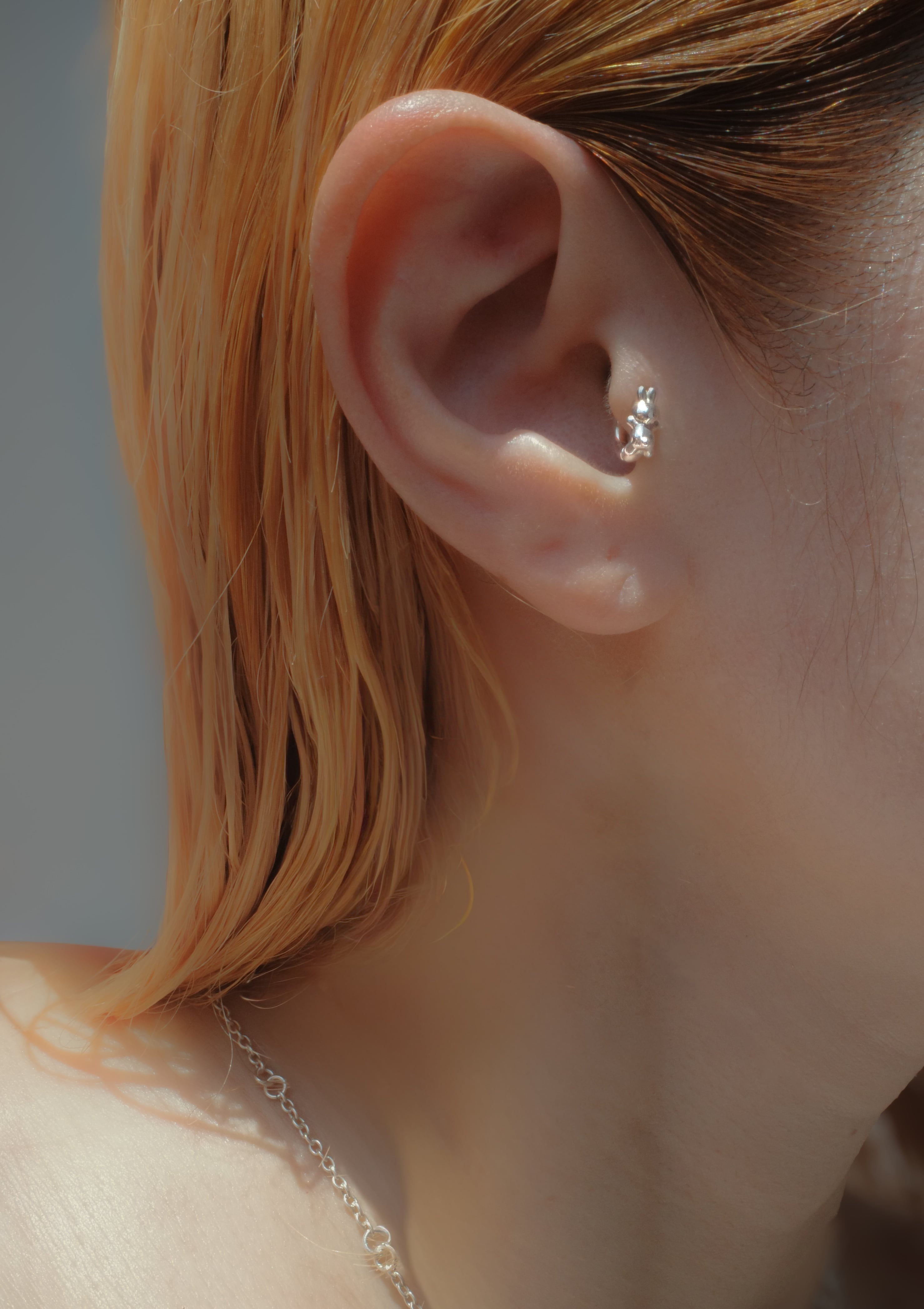 うさぎ ® Tragus clicker silver925 18G #LJ23084P 16G#LJ23085P | LANIE