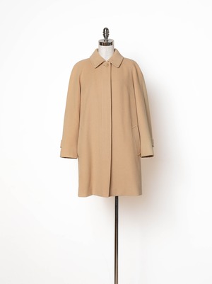 BURBERRY LONDON バーバリーロンドン アンゴラウール ベージュステンカラーコート