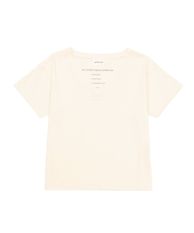 7N&H PRINT V NECK T-SHIRT FOR LADIES［HSC019］
