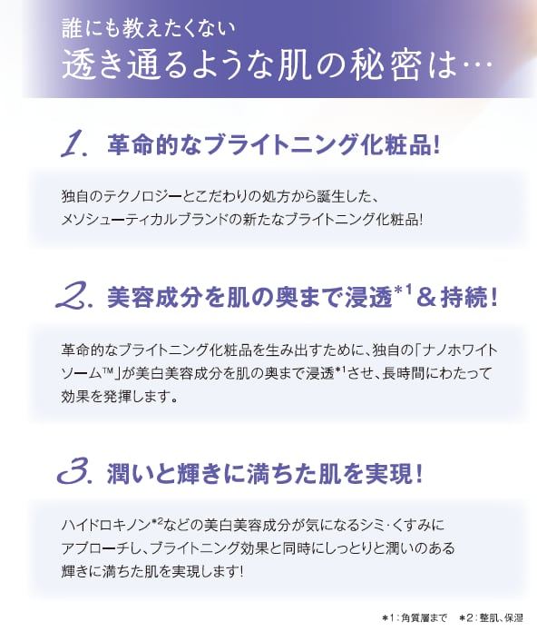 シミの消しゴム！】ナノホワイトセラム【強力なブライトニング