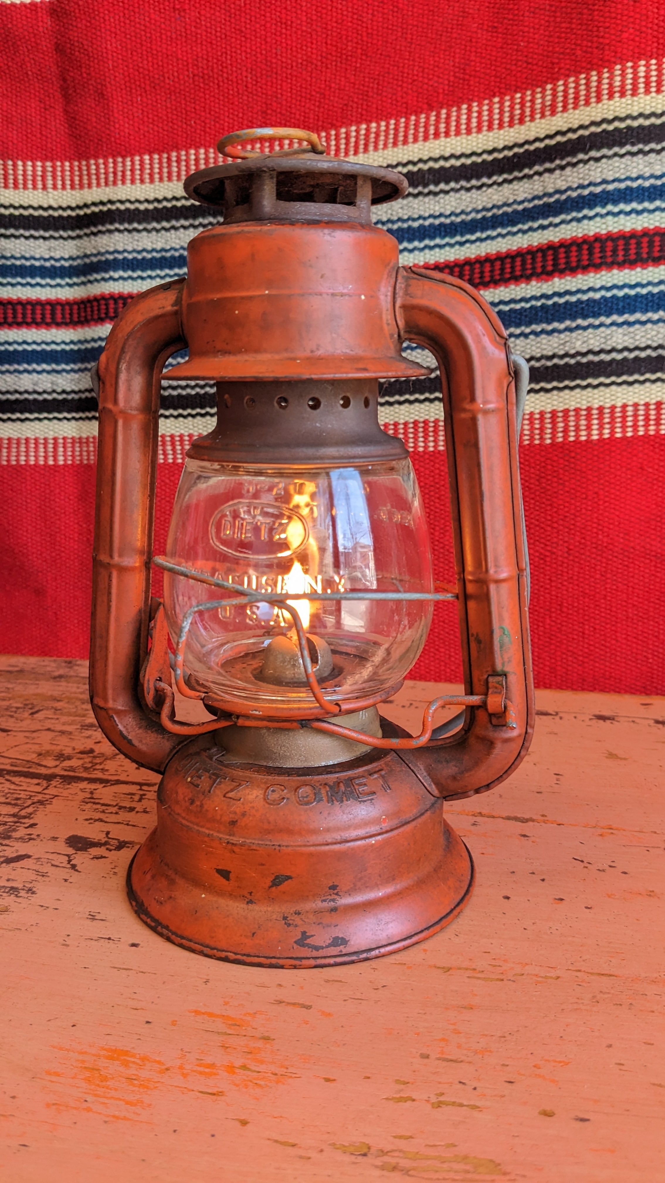 Vintage Dietz COMET SYRACUSE NY USA Lantern Lamp