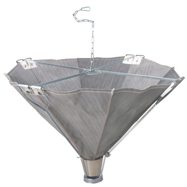 高所溶接用 火花受け傘 火雨守(こうもり) 1本 サイズ:幅90cm×高さ70cm(開いたとき) コウモリ,建設現場,自動車修理工場,溶接,熱,高所,イベント設営,防災,災害対策(大中産業) 高所での溶接作業に!火花を下に落としたくないときに最適!