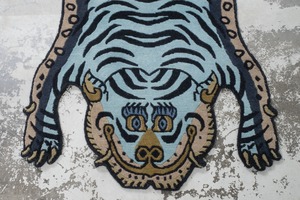 Tibetan Tiger Rug 《Sサイズ•ウール216》チベタンタイガーラグ