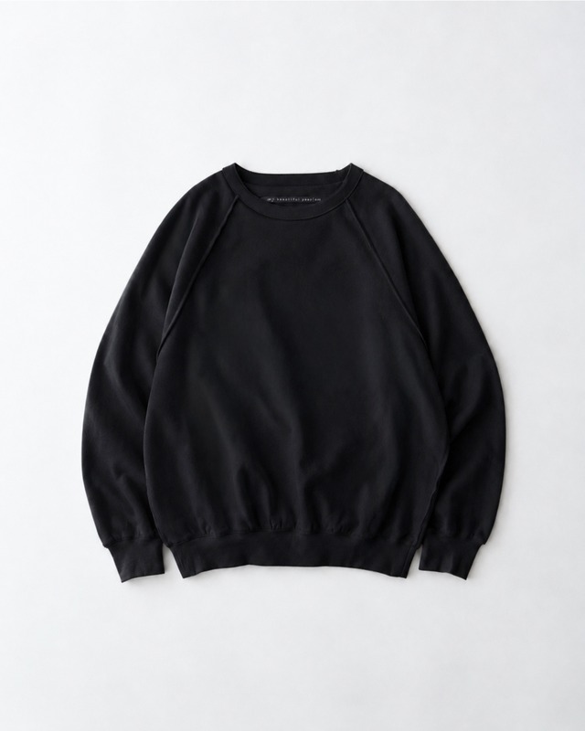 my beautiful landlet  WOOLLET L/S T-SHIRT BLACK