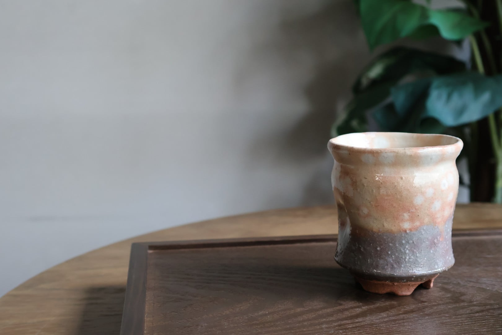 萩焼窯元 萩陶苑 椿秀窯 粉引ゆらぎ組湯呑 豊作 | うつわ通販 土岐陶器