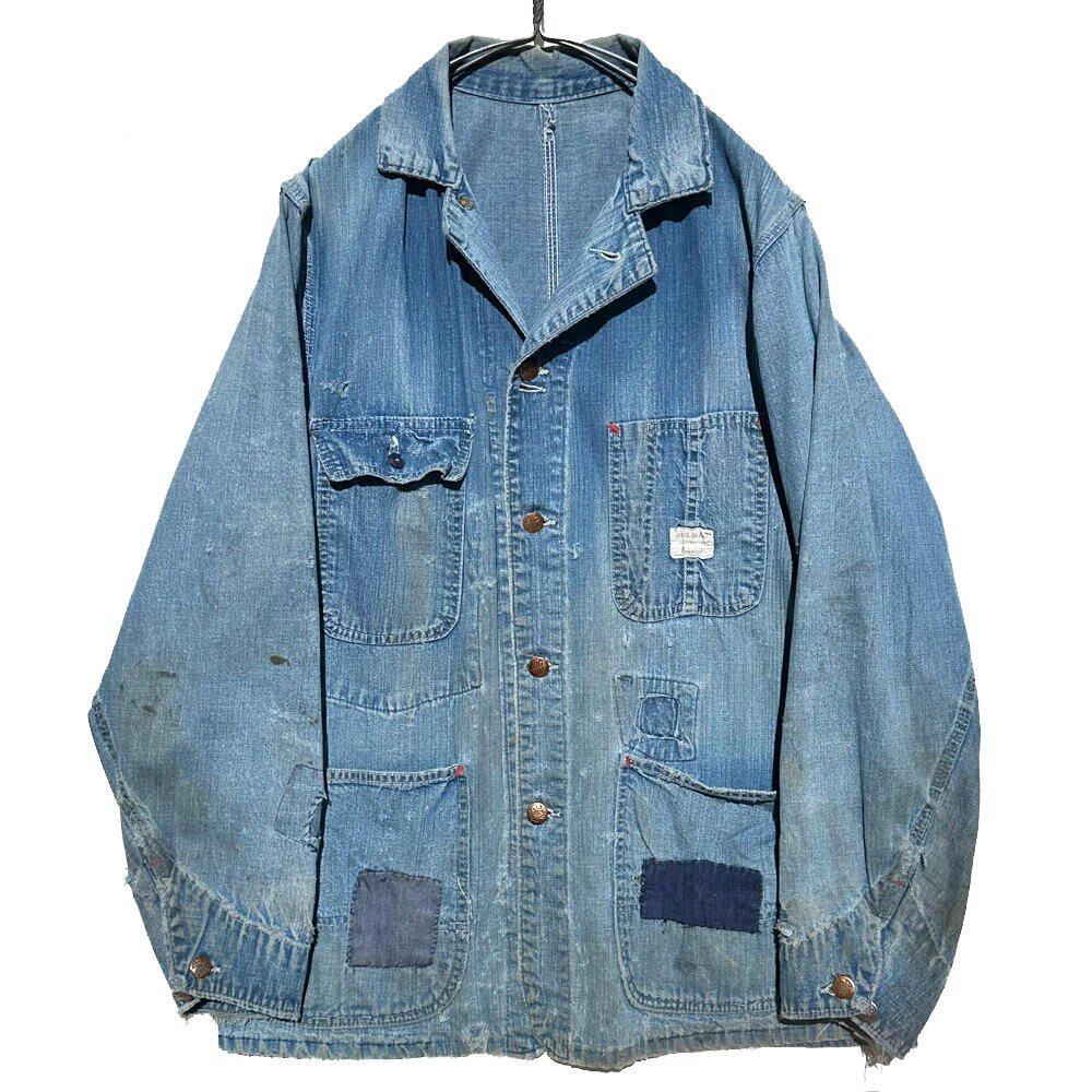 BIG MAC - Penneys] Vintage High Aging Coverall Denim Jacket [1960s
