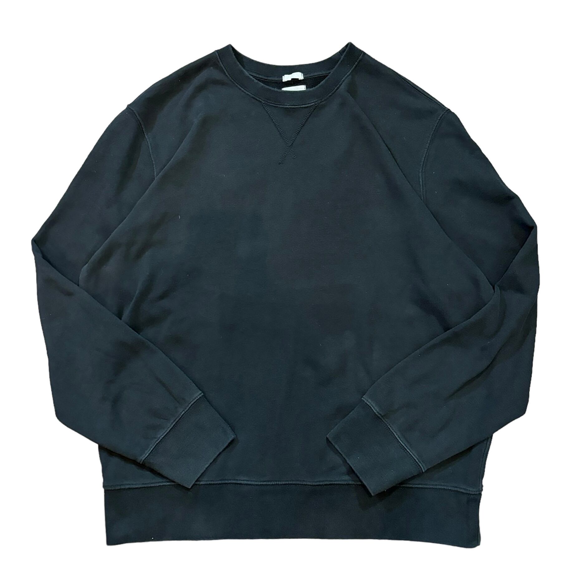 GAP スウェット 前v 無地 ブラック No.642