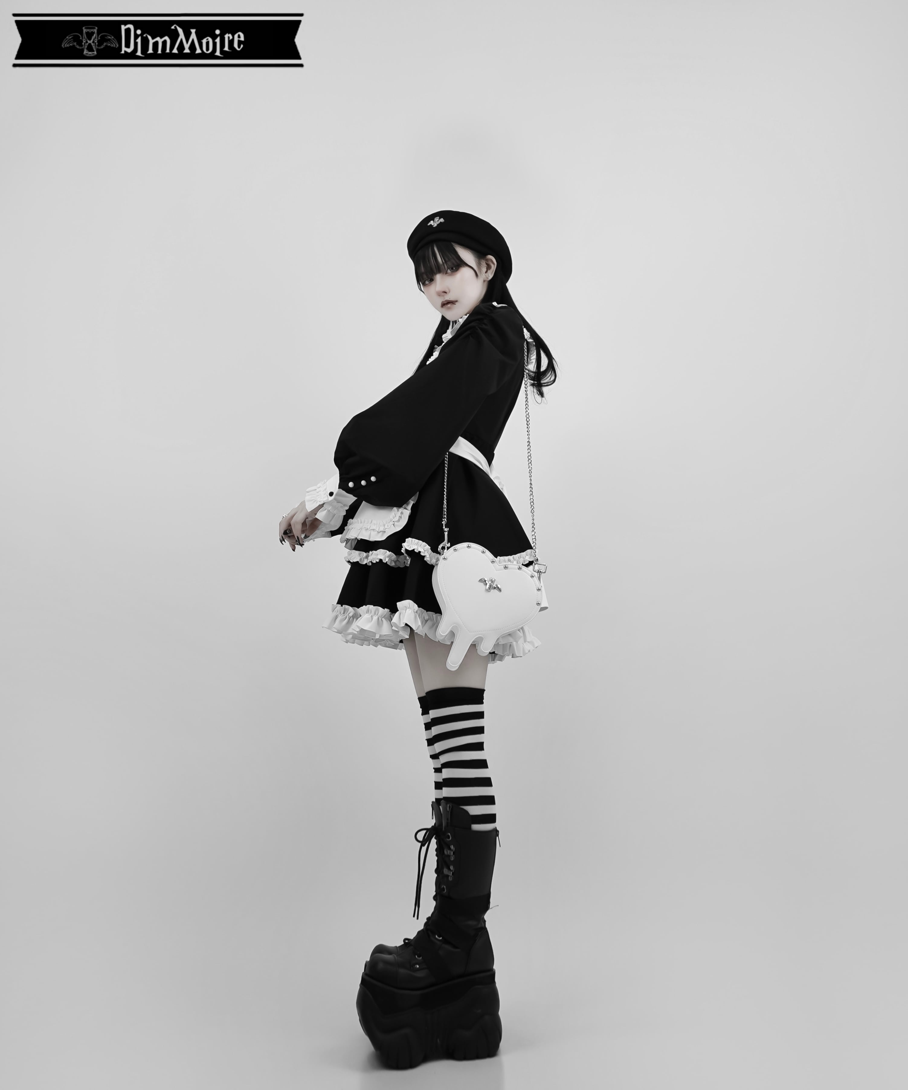 ハート型ポシェット【White】 | DimMoire