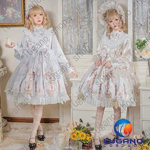 萌えゴシック　ロリータ風　Sweet Gothic Lolita風　ワンピース　KL012　森ガール　学園 クリスマス ハロウィン イベント仮装 コスチューム コスプレ衣装 KL012 萌えゴシック ロリータ風 Sweet Gothic Lolita風 ワンピース 森