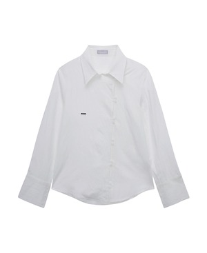 [hug your skin] Diagonal button up shirts (white) 正規品 韓国ブランド 韓国ファッション 韓国代行 日本 店舗 hugyourskin hug ハグユアスキン