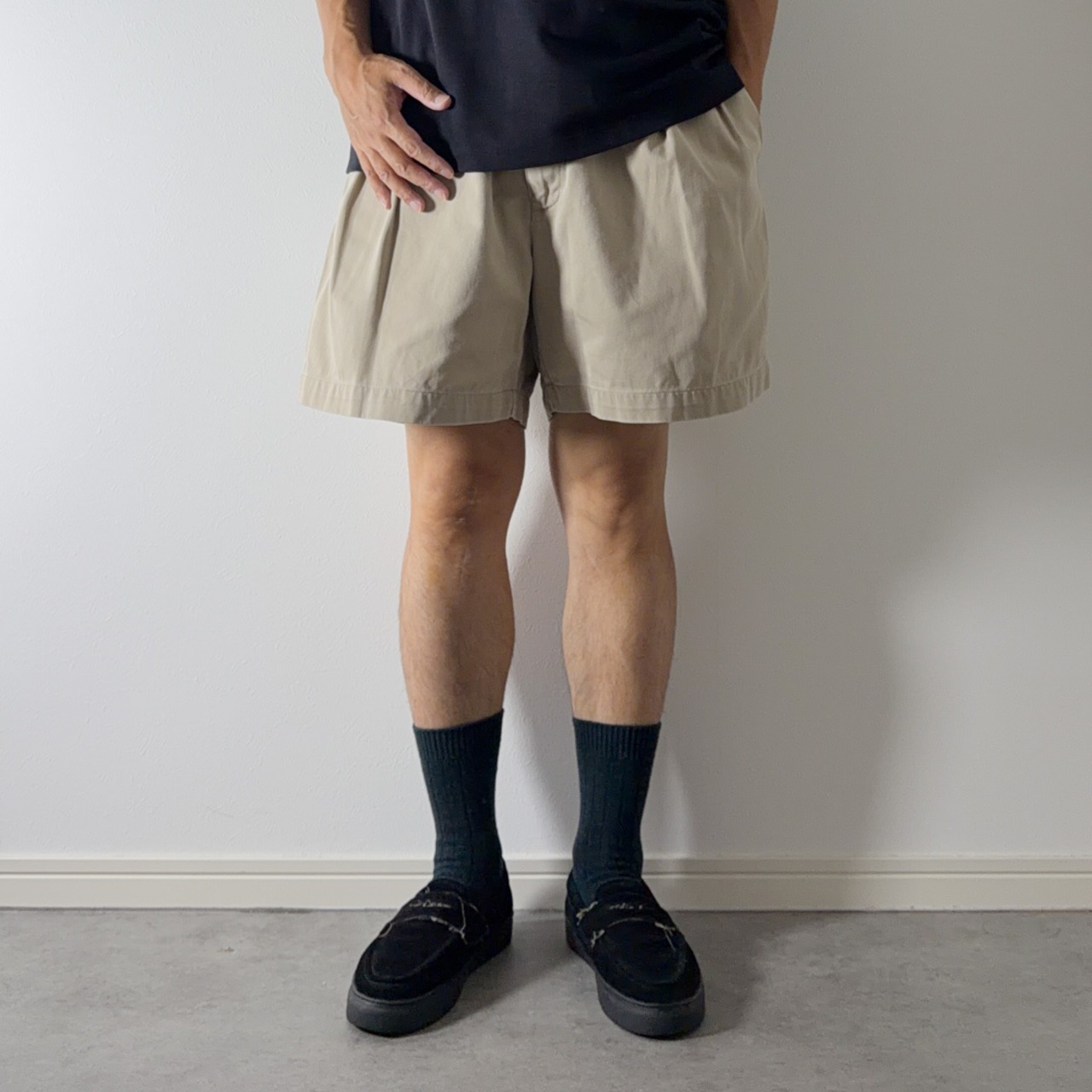 90s Polo by Ralph Lauren POLO CHINO "ANDREW SHORT" beige [W38] 古着 - 14