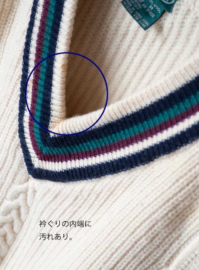 "IZOD" 1980s Cricket sweater vest