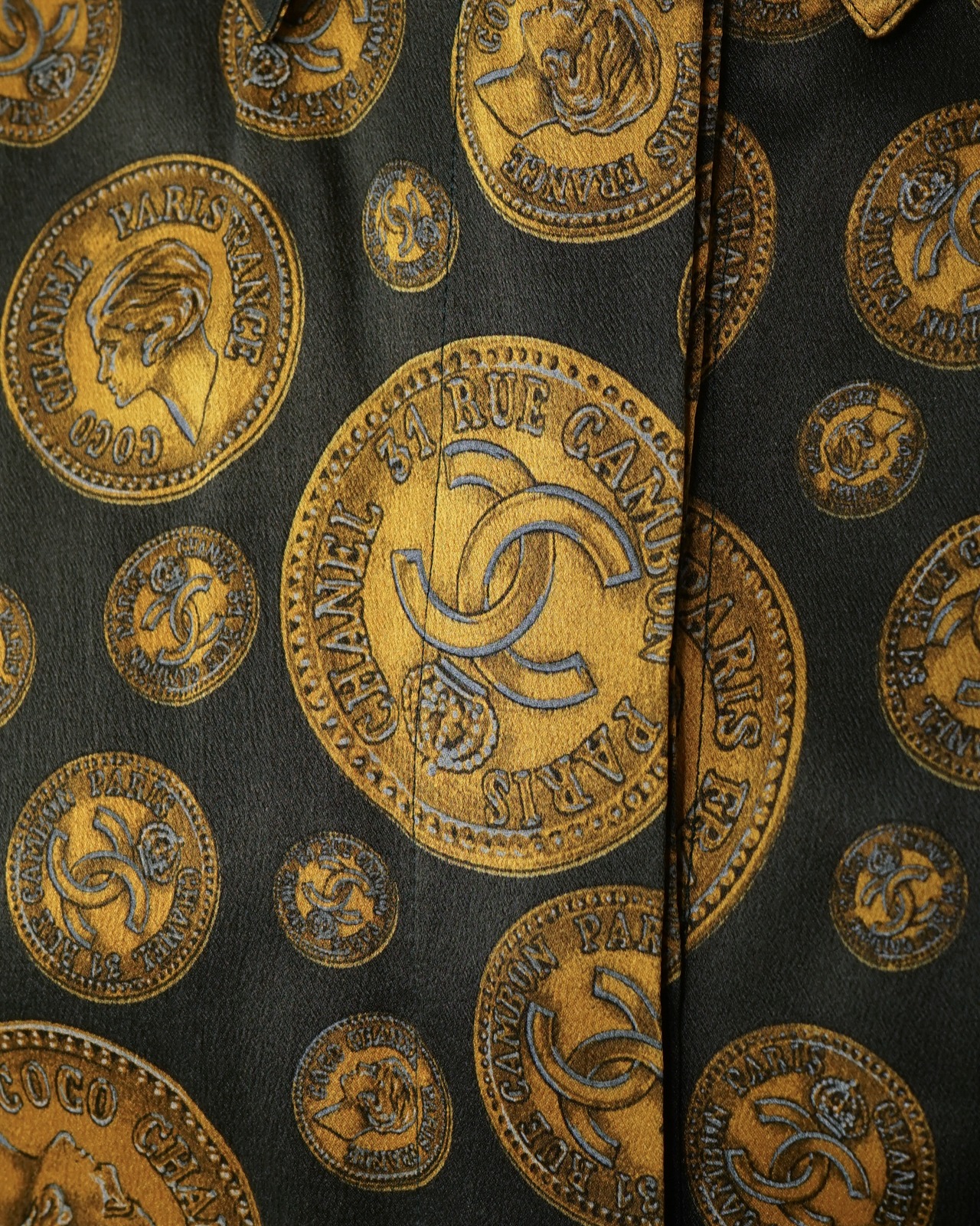 〈CHANEL vintage〉Silk Shirt