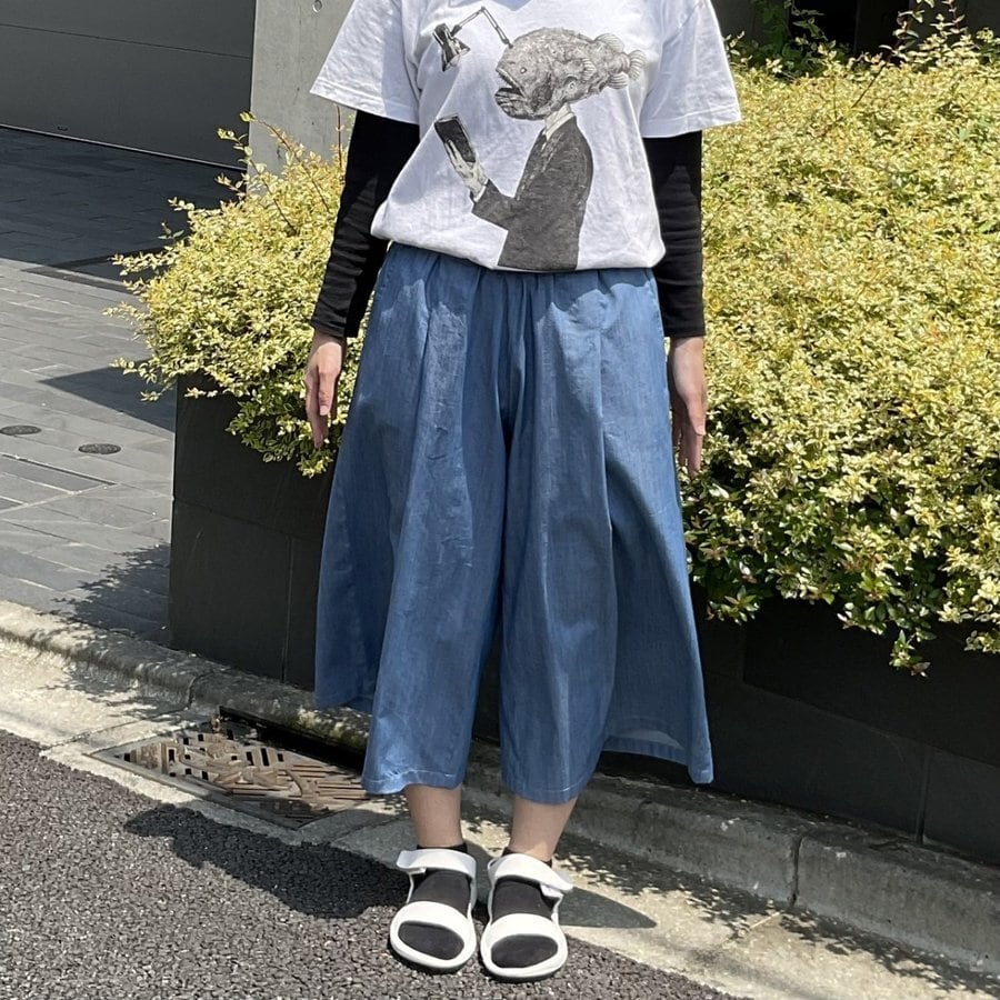 型紙 縫い代付き おとな ガウチョ スカーチョ パンツ型紙 作り方レシピ