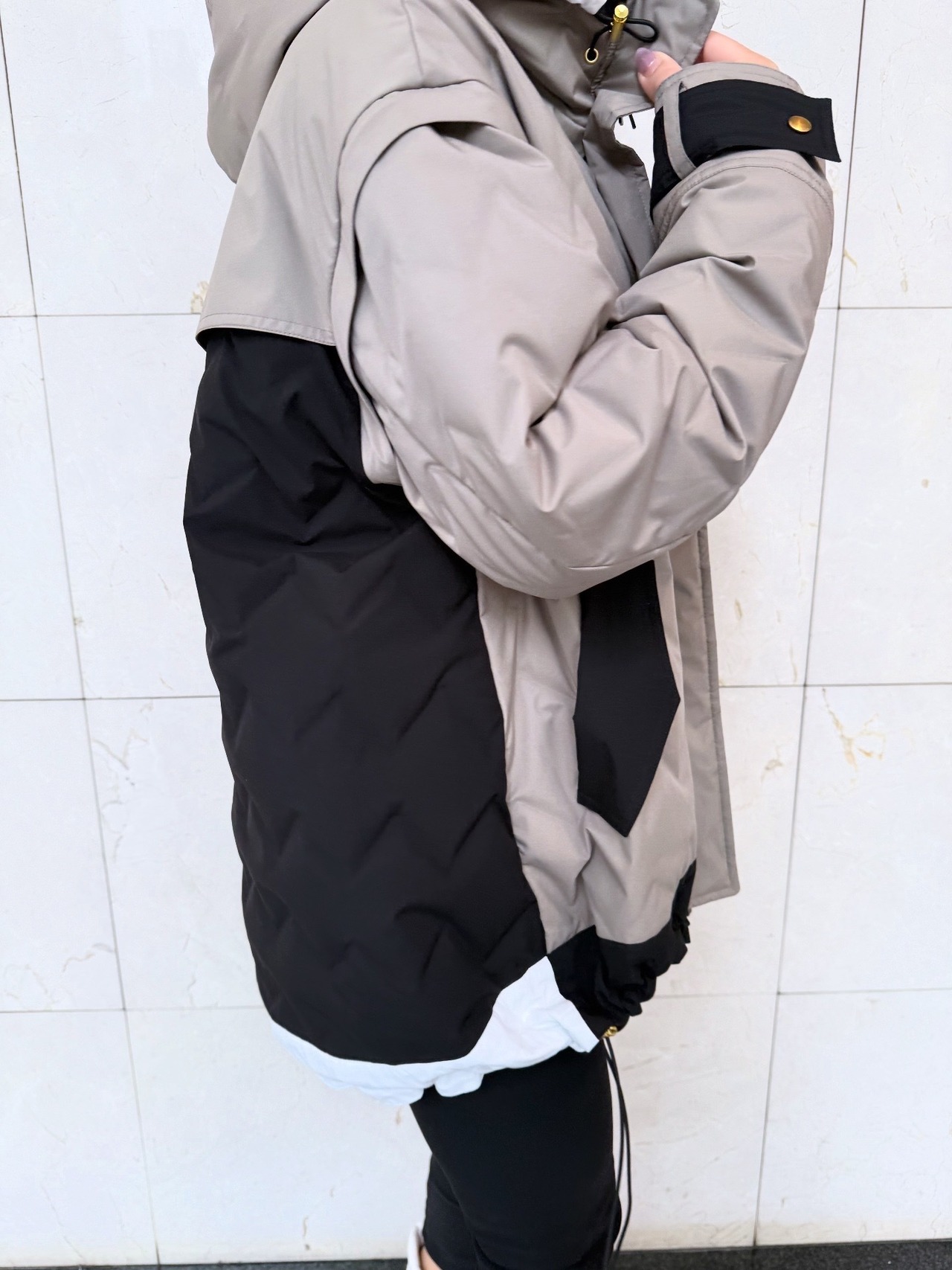 リズレイ RISLEY risley ダウンマウンテンパーカー