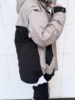 リズレイ RISLEY risley ダウンマウンテンパーカー