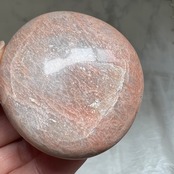 ピーチオレンジムーンストーン5*パーム*天然石インテリア*パワーストーン*置き物