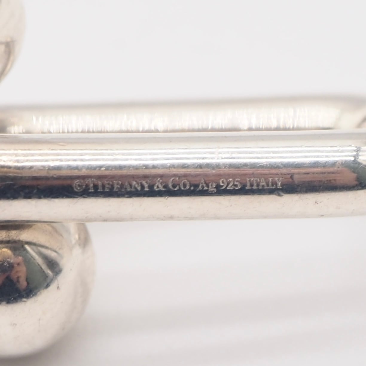 現行品】Tiffany&Co. ハードウェア エクストララージ ピアス シルバー