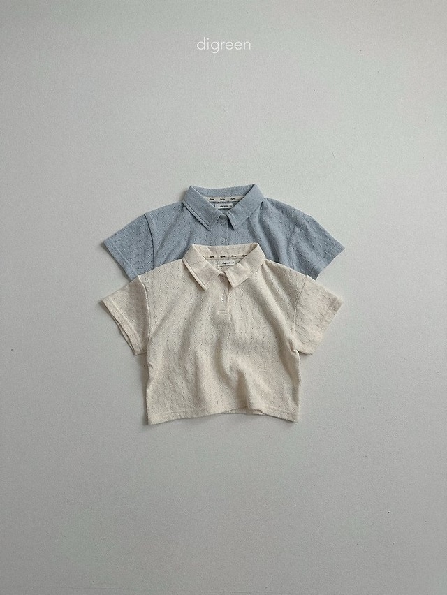 【取寄】digreen｜bobo collar tee｜ボボカラーT｜S-XXL｜kids｜26 summer