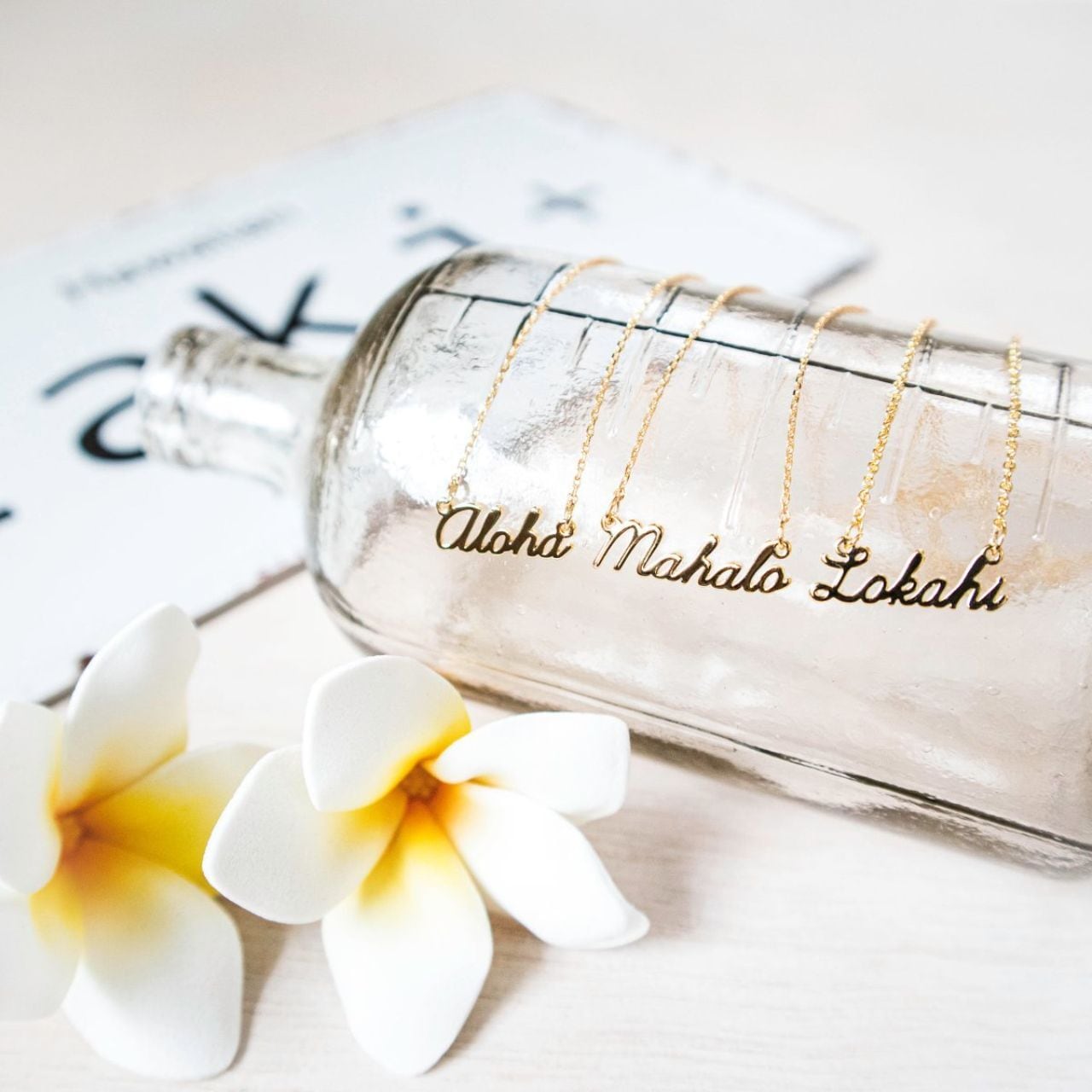ハワイ語 ネックレス Mahalo マハロ 14K GP | Pay ID
