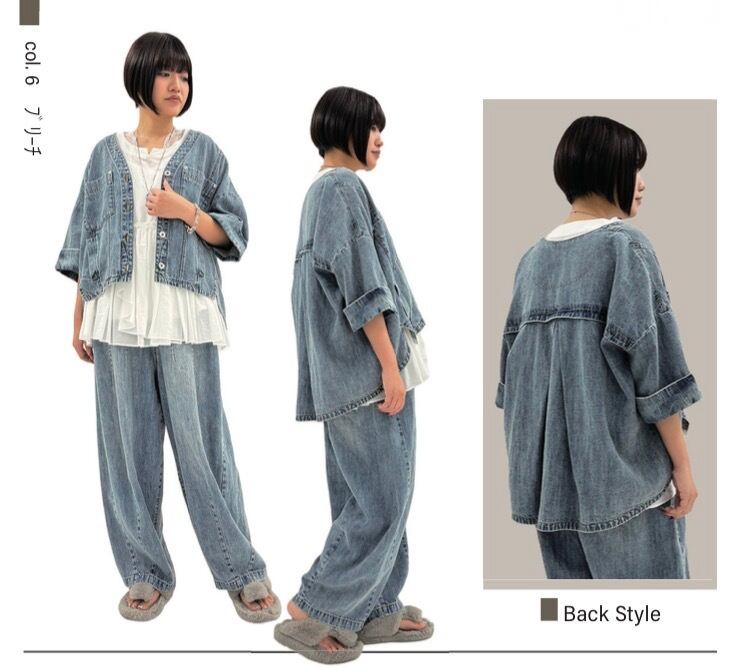 ayane】 26/1月展 麻混デニムジャケット 826501 | Posie dress