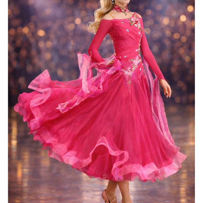 ボリュームチュール・スタンダードドレス ds0027