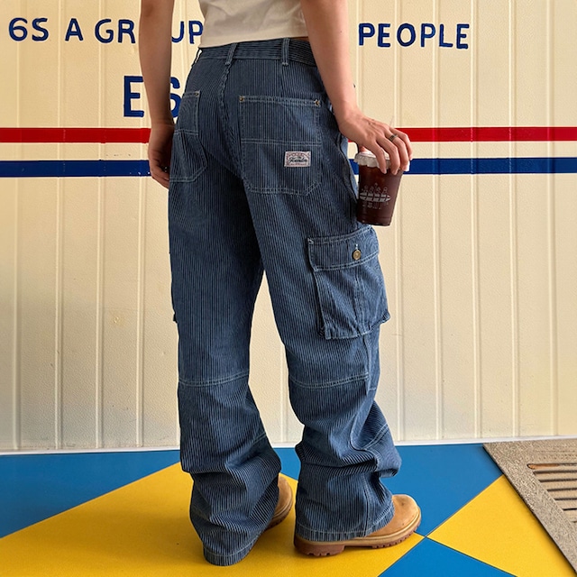 ピンストライプマルチポケットパンツ R00569