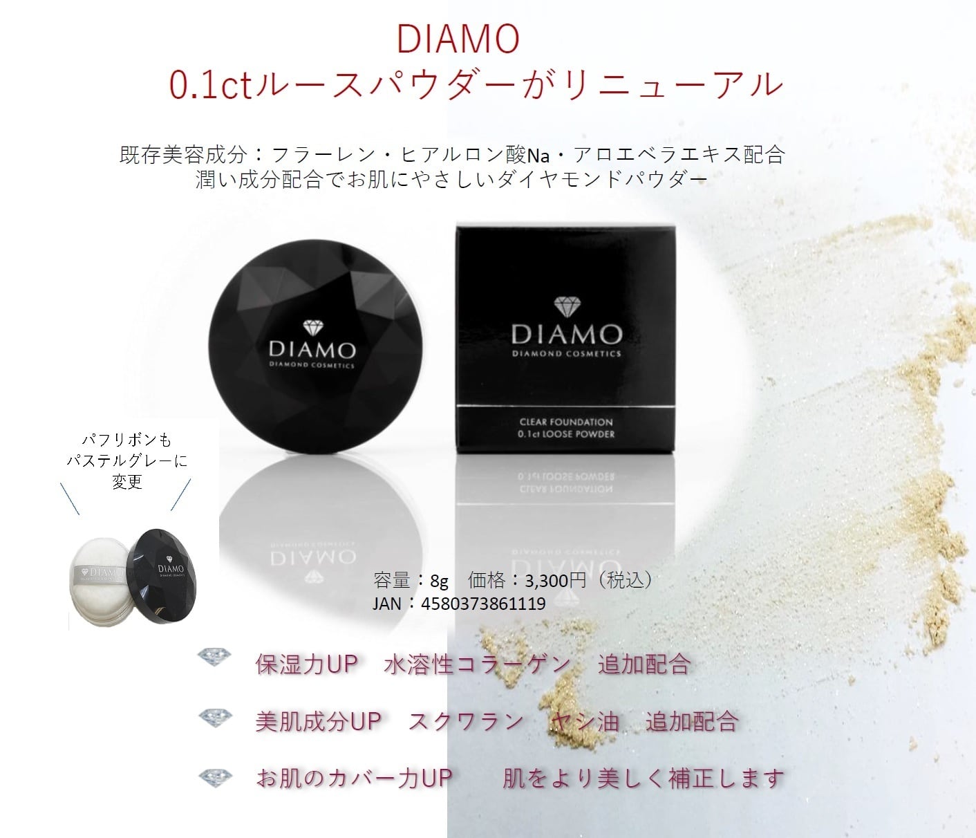 DIAMOルースパウダー ♢人気NO1商品♢ | 塗るダイヤモンド「DIAMO」