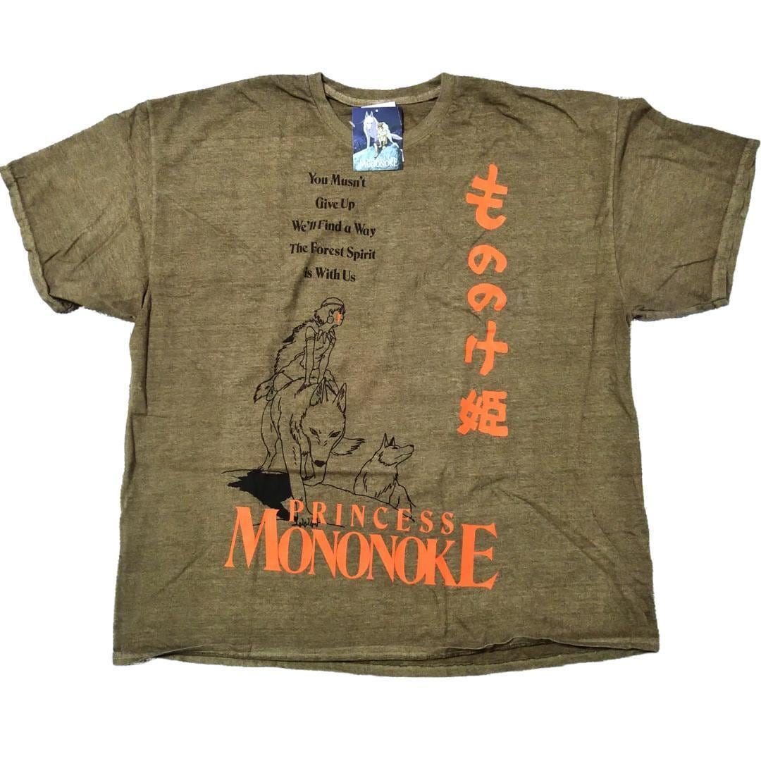 もののけ姫 Tシャツ 2X ジブリ 映画T ムービーT アニメT 海外公式 