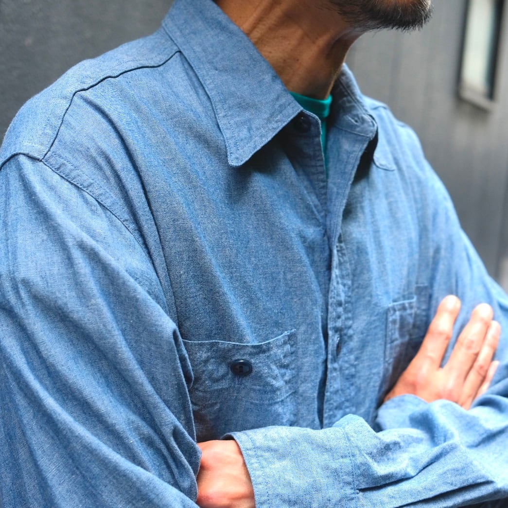 SASSAFRAS(ササフラス) / Gardening at Night Shirt 5oz Chambray