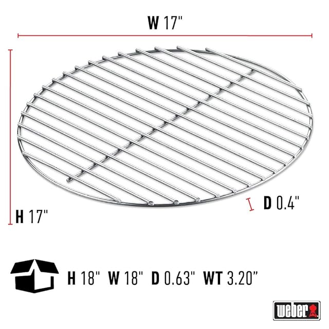 Weber(ウェーバー) 炭用焼き網 直径43㎝ ※57㎝バーベキューコンロに