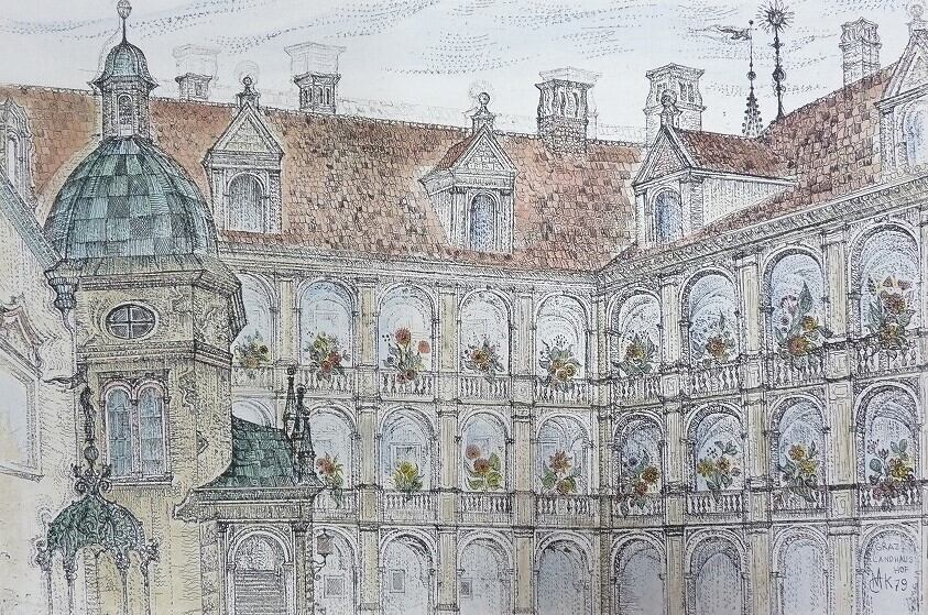ランドハウス(グラーツ) | The Courtyard of the Landhaus(Graz)