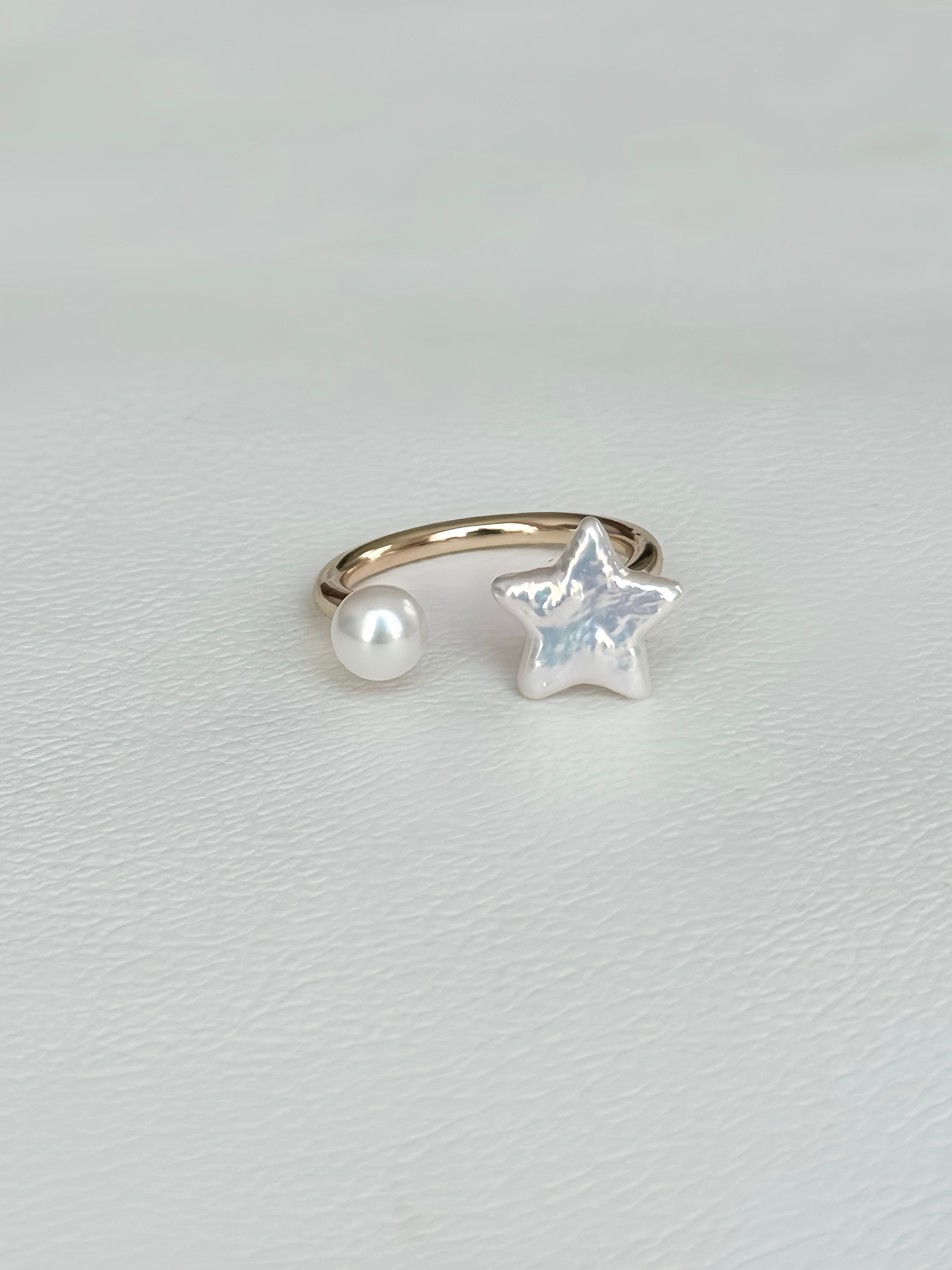 star pearl ring