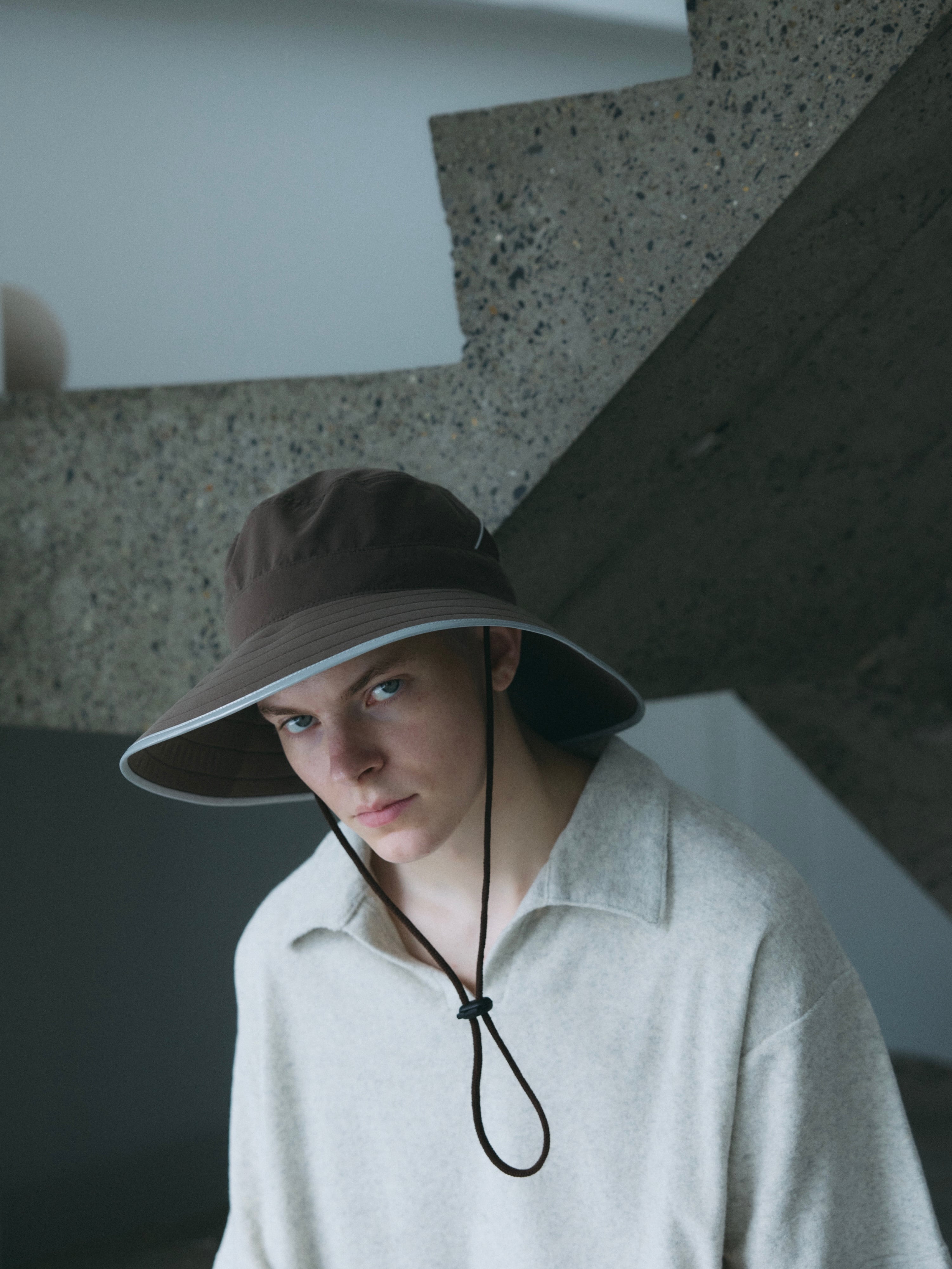 COMFORTABLE REASON / SUN SHADE HAT - BROWN | DEXIM