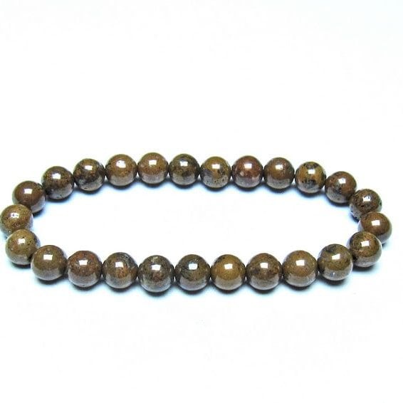 コンドライト ブレスレット サハラNWA869 隕石 8mm 一点物 おまかせ便 199-886