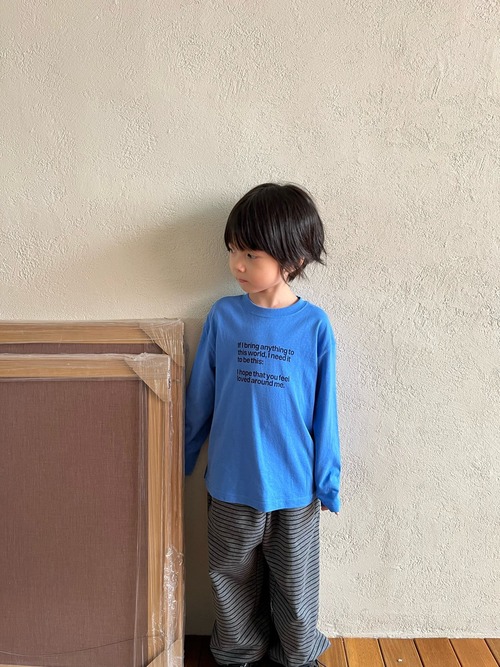 gruebaba［取寄］(charcoal stripe) basic pants 26autumn