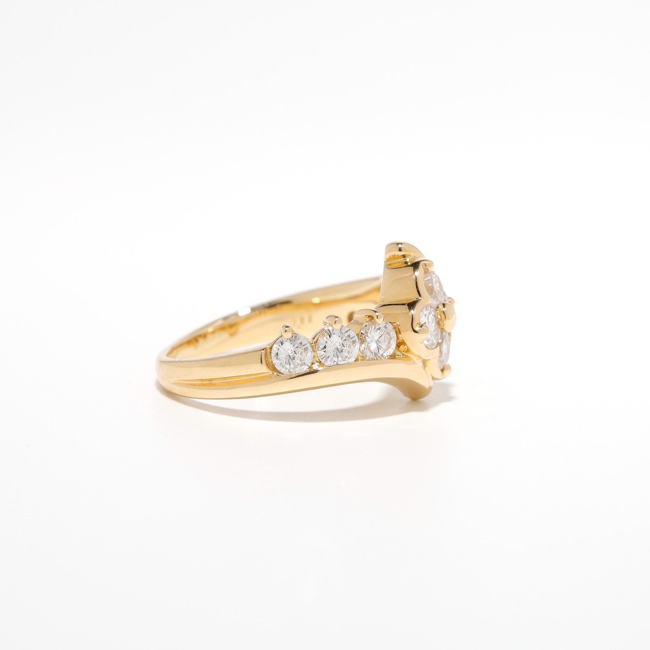 ダイヤモンド デザインリング K18 / 1.000ct