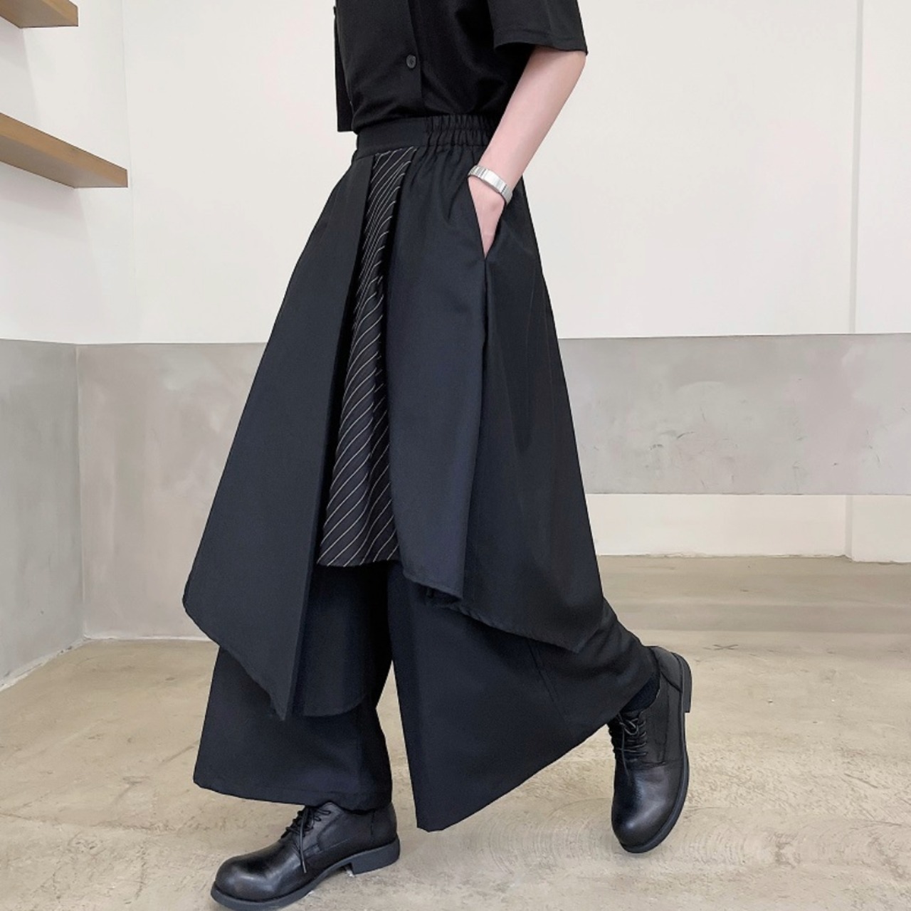 Asymmetric Layer Wide Pants　TB2590・画像3