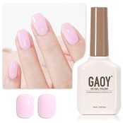 GAOY ジェルネイル カラージェル ベビーピンク 単色 16ml UV・LED対応 ソークオフジェル ポリッシュタイプ セルフネイル（1525 ベビーピンク）