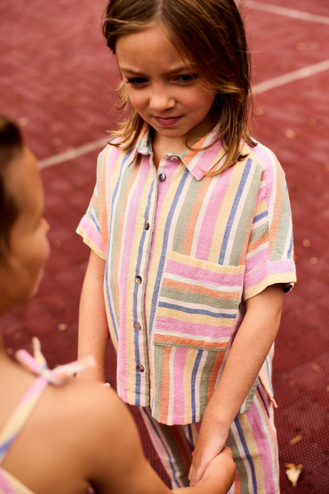 ＜ARSÈNE ET LES PIPELETTES＞Kids Striped Shirt マルチストライプ シャツ - 4