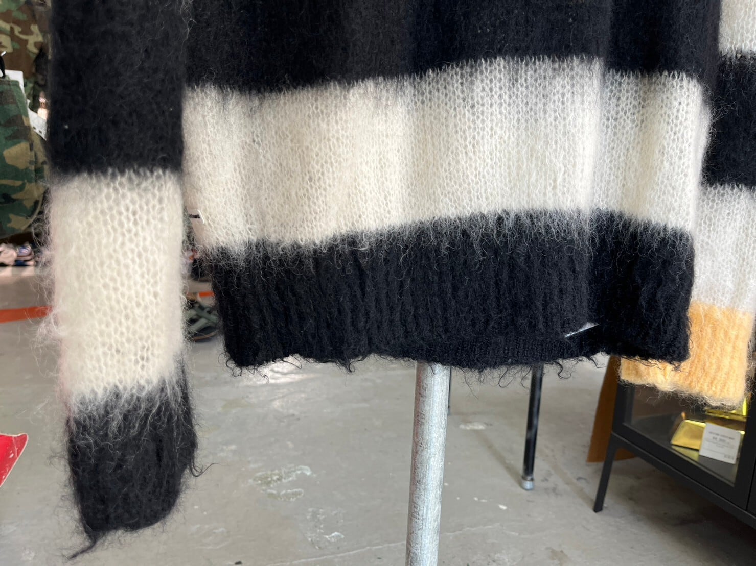 UNIFORM EXPERIMENT 21ss MOHAIR BORDER