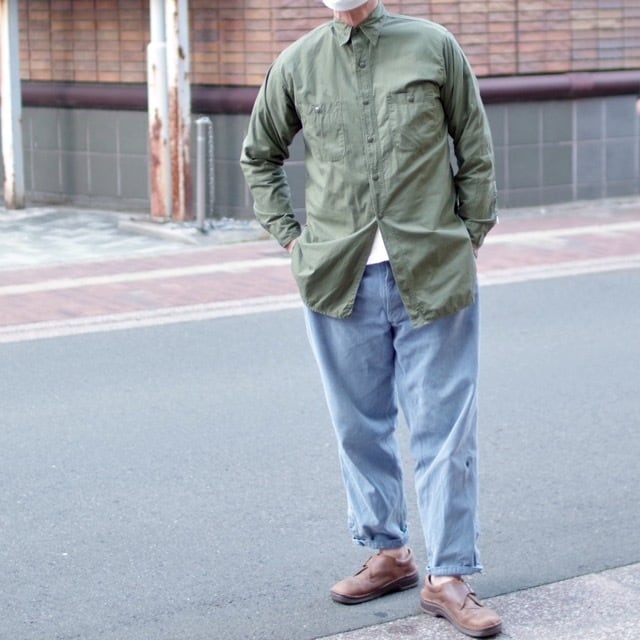 1940s US NAVY Type N-3 Utility Shirt / 40年代 USN ポプリン