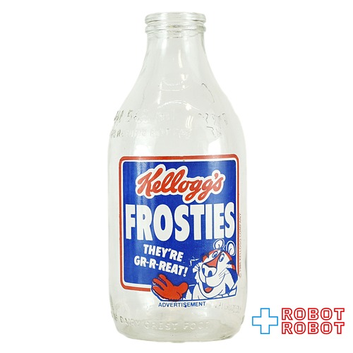 デイリー・クレスト社 ミルクボトル ケロッグ フロスティーズ トニー・タイガー