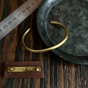 【 plane 】4mm brass bangle / accessory