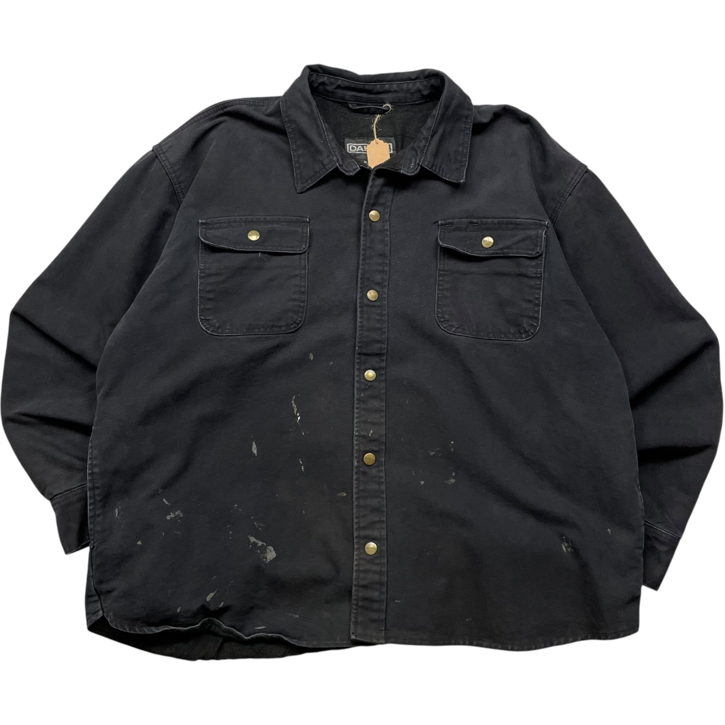 《XL》DAKOTA ダックシャツ ボタンダウン 雰囲気 ブラック no.5234