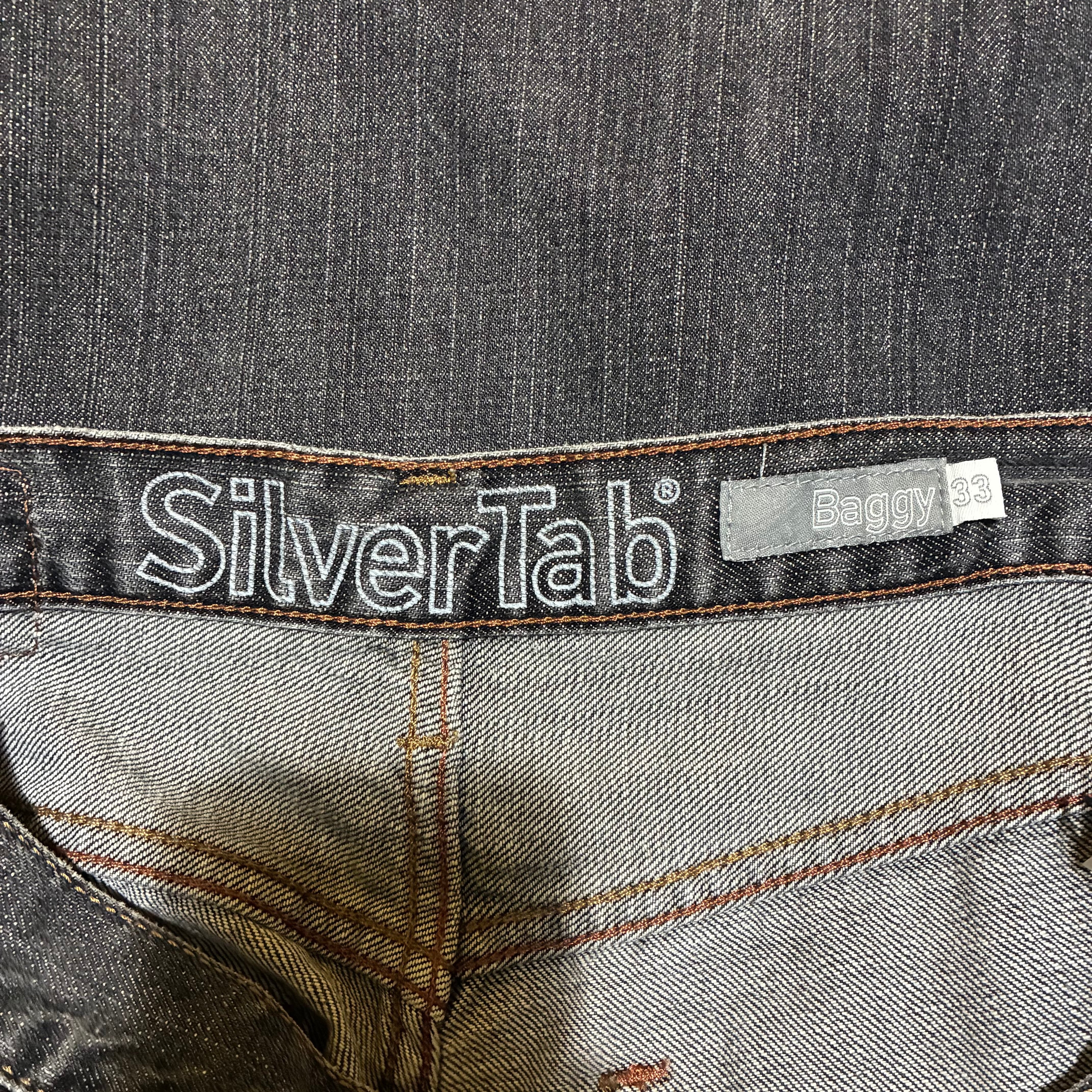 メキシコ製 Levi's Silver Tab Baggy 先染めブラック W33 リーバイス