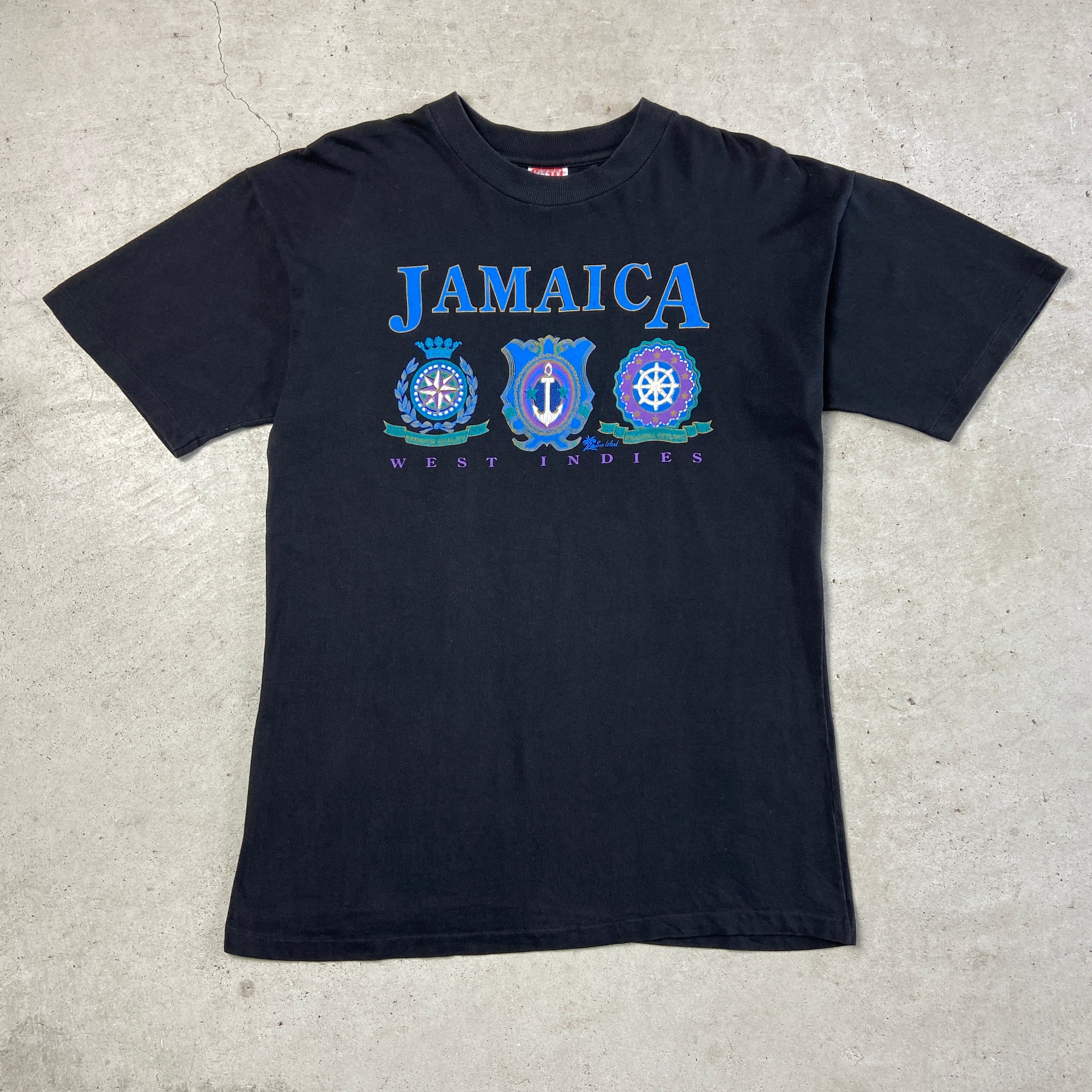 90年代 ジャマイカ製 HEFTY JAMAICA プリントTシャツ メンズL 古着 