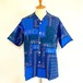 Bandanna Print Open Collar Shirts　Navy