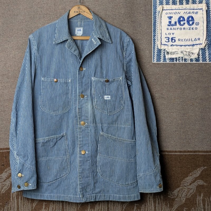 ジャケット・アウター 60s Lee 98-J Hickory stripe Chore coat 60s Lee 98-J Hickory Stripe Chore Jacket（36） | Wonder Wear